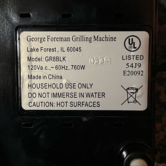 George Foreman “Champ” Size Grilling Machine Scraper Original Box - Picture 14 of 16